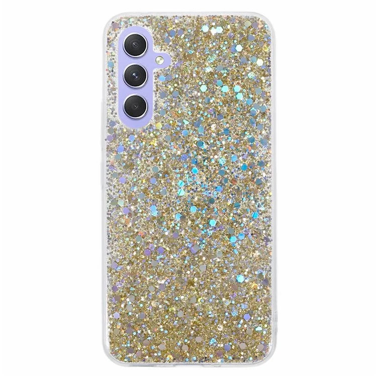 For Samsung Galaxy A35 5G Case Glittery Scratch-proof TPU Phone Shell