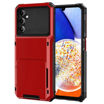 For Samsung Galaxy A05s 4G Case TPU+PC Shockproof Card Holder Phone Cover