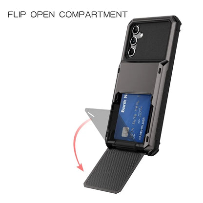 For Samsung Galaxy A05s 4G Case TPU+PC Shockproof Card Holder Phone Cover