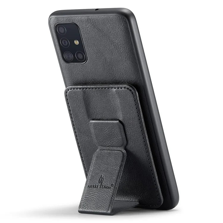 For Samsung Galaxy A71 4G SM-A715 Case Leather+TPU RFID Blocking Card Slots Phone Cover