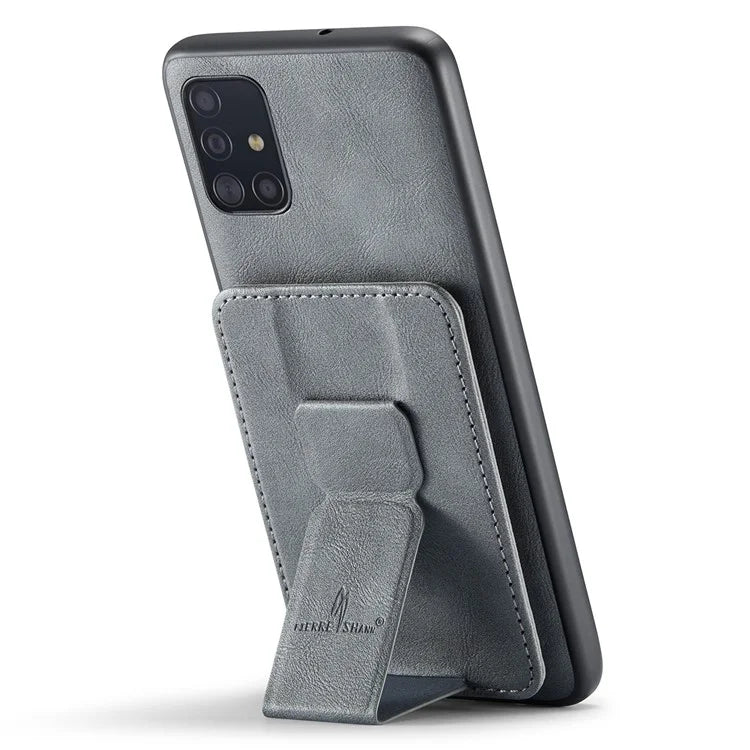 For Samsung Galaxy A71 4G SM-A715 Case Leather+TPU RFID Blocking Card Slots Phone Cover