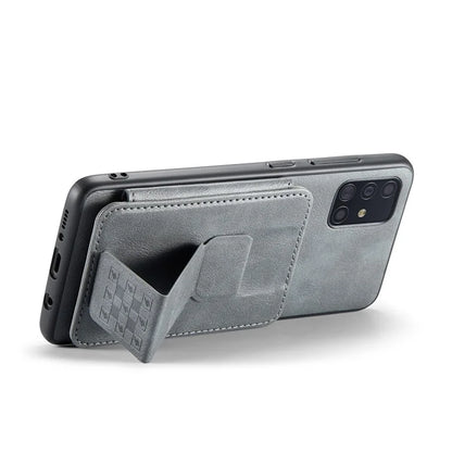 For Samsung Galaxy A71 4G SM-A715 Case Leather+TPU RFID Blocking Card Slots Phone Cover
