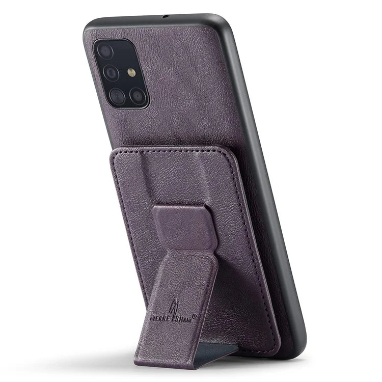 For Samsung Galaxy A71 4G SM-A715 Case Leather+TPU RFID Blocking Card Slots Phone Cover