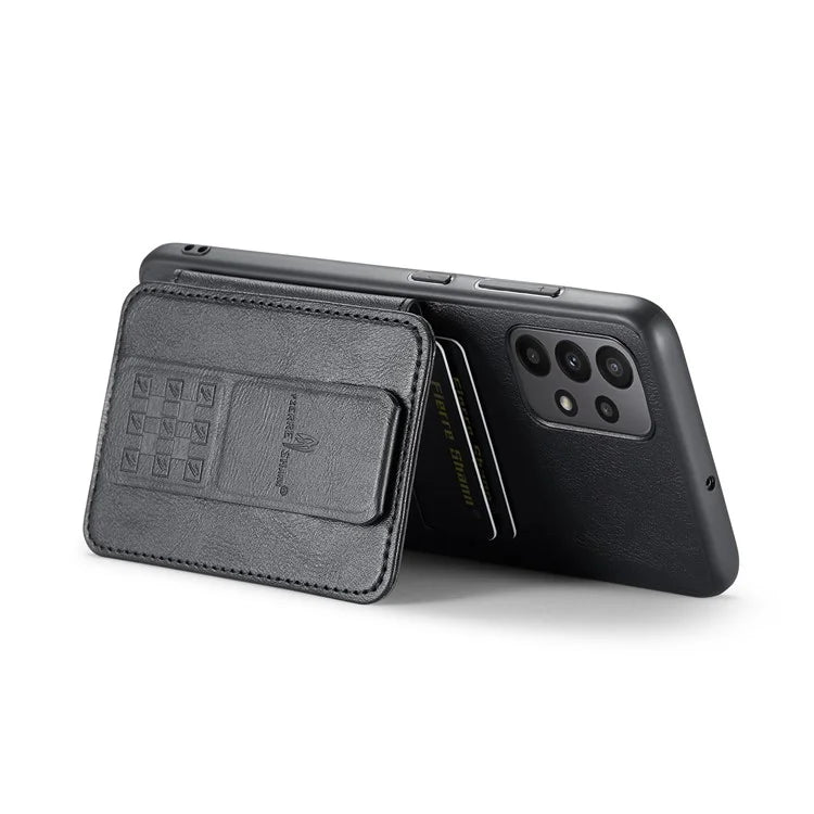 For Samsung Galaxy A73 5G Case with Card Holder Leather+TPU Protective Phone Cover