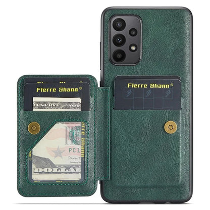 For Samsung Galaxy A73 5G Case with Card Holder Leather+TPU Protective Phone Cover