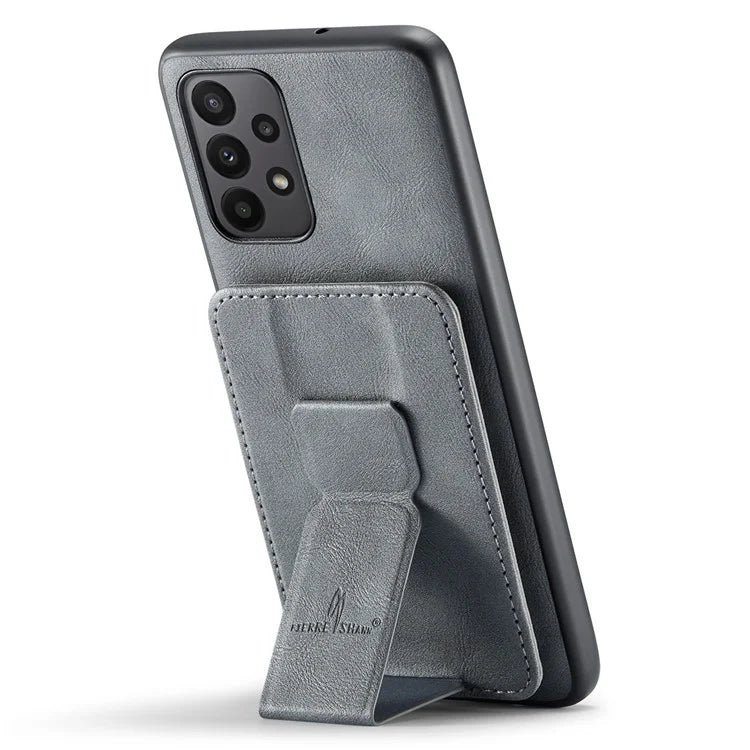 For Samsung Galaxy A73 5G Case with Card Holder Leather+TPU Protective Phone Cover