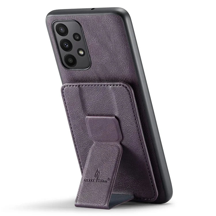 For Samsung Galaxy A73 5G Case with Card Holder Leather+TPU Protective Phone Cover