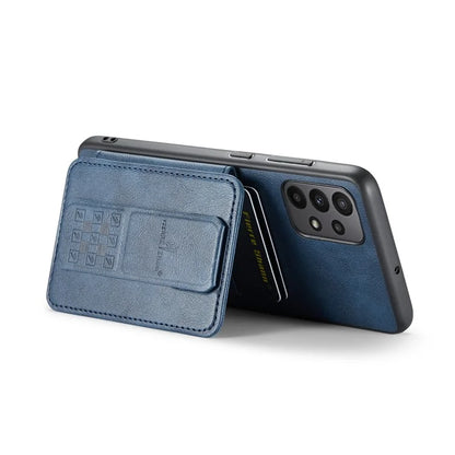 For Samsung Galaxy A73 5G Case with Card Holder Leather+TPU Protective Phone Cover