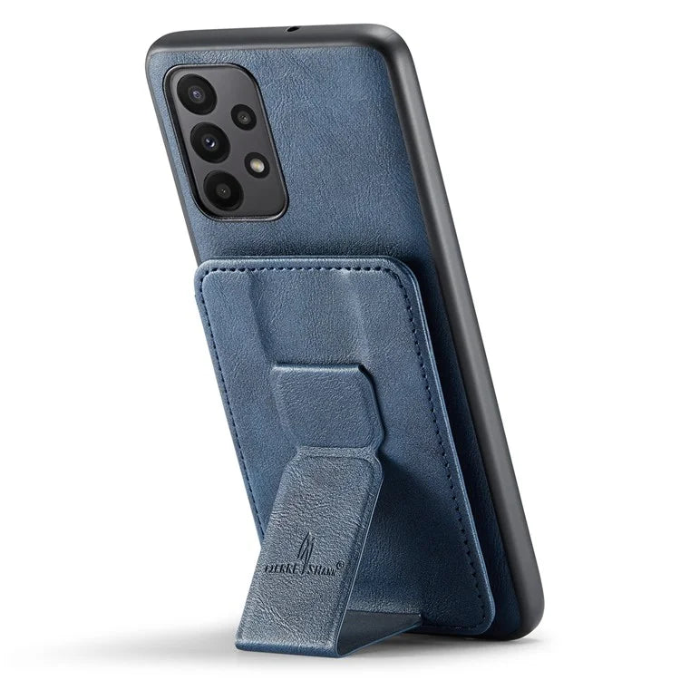 For Samsung Galaxy A72 4G / 5G Case PU Leather+TPU Kickstand Phone Cover RFID Blocking