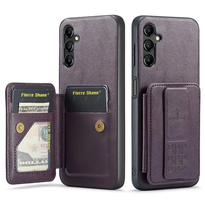 For Samsung Galaxy A55 5G Case PU Leather+TPU Protective Phone Cover with Card Holder