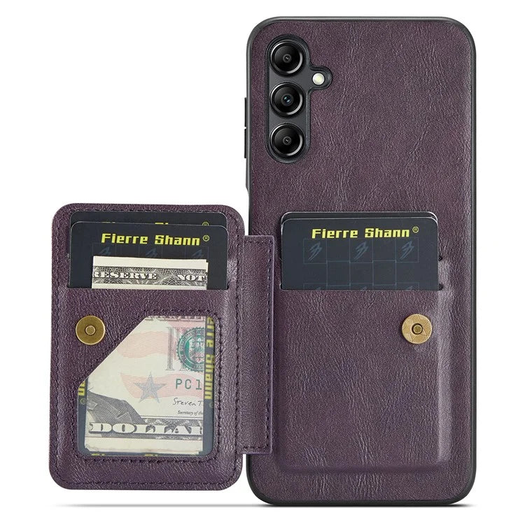 For Samsung Galaxy A55 5G Case PU Leather+TPU Protective Phone Cover with Card Holder
