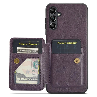 For Samsung Galaxy A55 5G Case PU Leather+TPU Protective Phone Cover with Card Holder