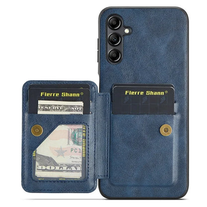 For Samsung Galaxy A55 5G Case PU Leather+TPU Protective Phone Cover with Card Holder