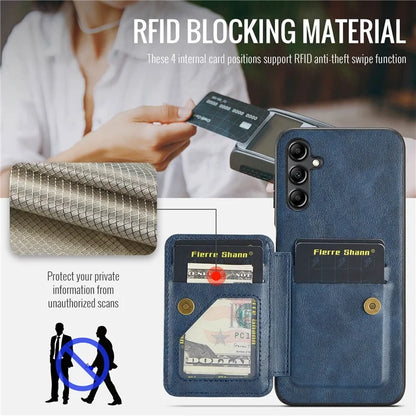 For Samsung Galaxy A55 5G Case PU Leather+TPU Protective Phone Cover with Card Holder