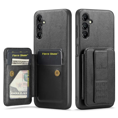 For Samsung Galaxy A55 5G Case PU Leather+TPU Protective Phone Cover with Card Holder