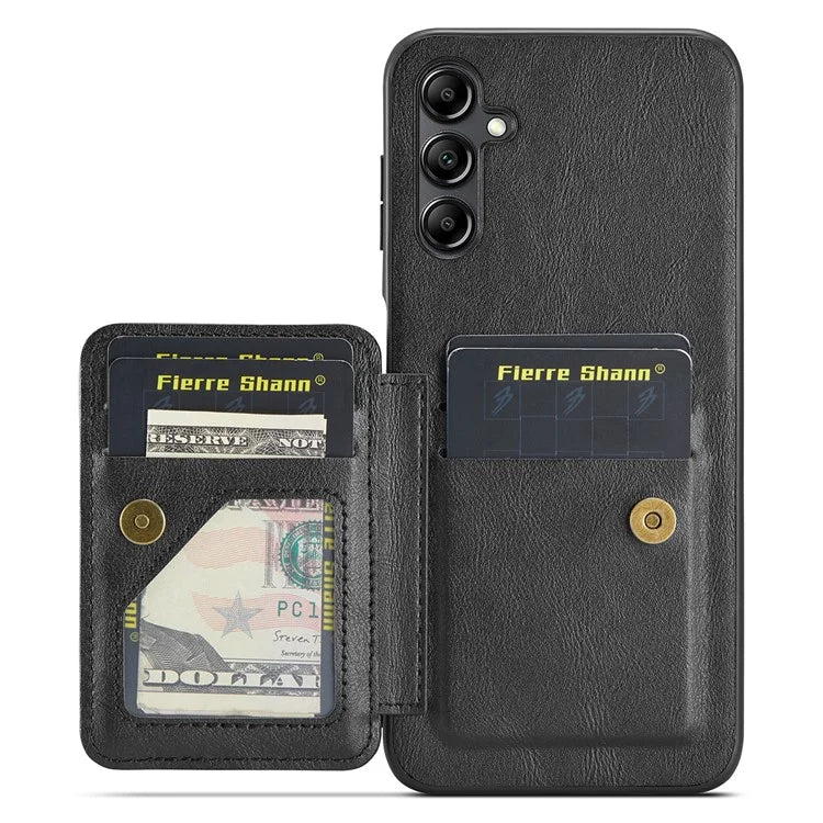 For Samsung Galaxy A55 5G Case PU Leather+TPU Protective Phone Cover with Card Holder