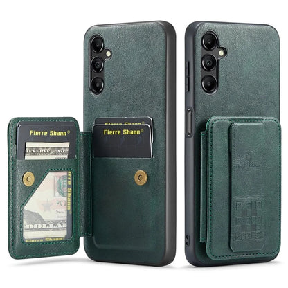 For Samsung Galaxy A55 5G Case PU Leather+TPU Protective Phone Cover with Card Holder