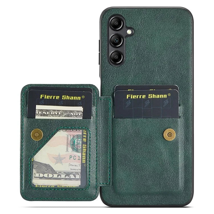 For Samsung Galaxy A55 5G Case PU Leather+TPU Protective Phone Cover with Card Holder