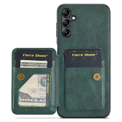 For Samsung Galaxy A55 5G Case PU Leather+TPU Protective Phone Cover with Card Holder