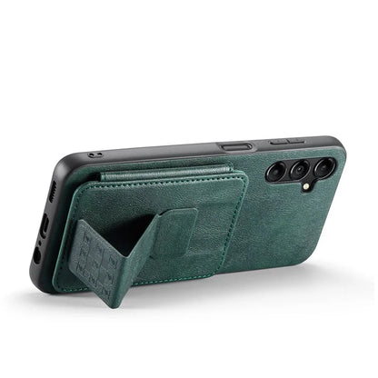 For Samsung Galaxy A55 5G Case PU Leather+TPU Protective Phone Cover with Card Holder