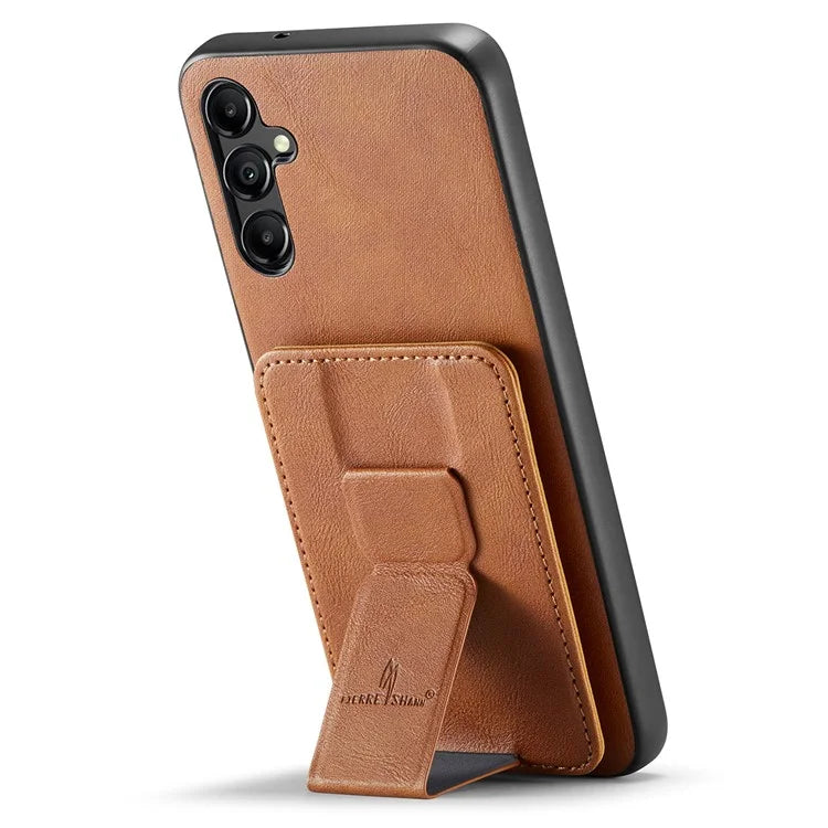 For Samsung Galaxy A55 5G Case PU Leather+TPU Protective Phone Cover with Card Holder