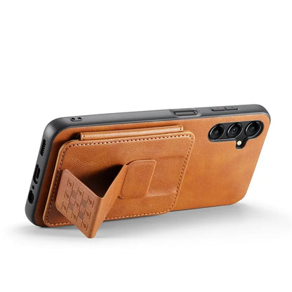 For Samsung Galaxy A55 5G Case PU Leather+TPU Protective Phone Cover with Card Holder