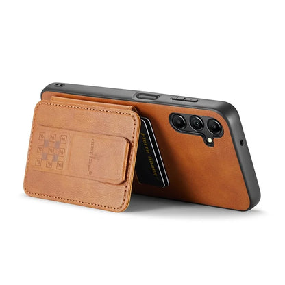 For Samsung Galaxy A55 5G Case PU Leather+TPU Protective Phone Cover with Card Holder