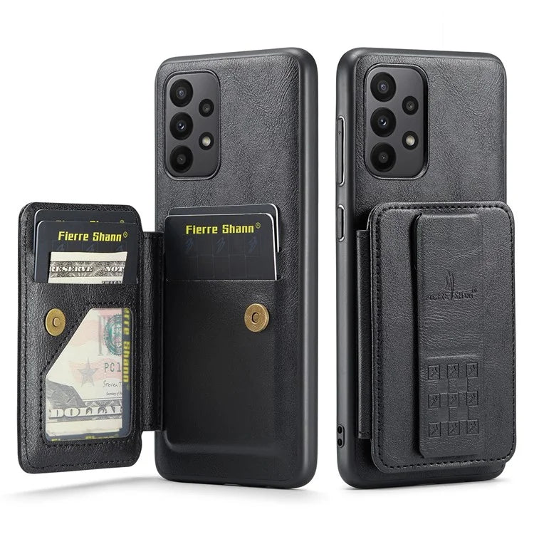 For Samsung Galaxy A52 4G / 5G / A52s 5G Case PU Leather+TPU Kickstand Card Slots Phone Cover