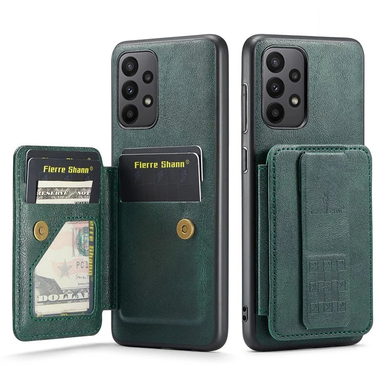 For Samsung Galaxy A52 4G / 5G / A52s 5G Case PU Leather+TPU Kickstand Card Slots Phone Cover