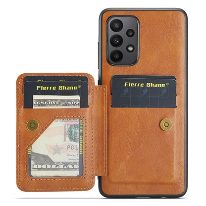 For Samsung Galaxy A52 4G / 5G / A52s 5G Case PU Leather+TPU Kickstand Card Slots Phone Cover