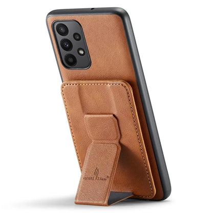 For Samsung Galaxy A52 4G / 5G / A52s 5G Case PU Leather+TPU Kickstand Card Slots Phone Cover