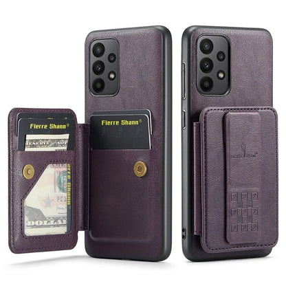 For Samsung Galaxy A52 4G / 5G / A52s 5G Case PU Leather+TPU Kickstand Card Slots Phone Cover