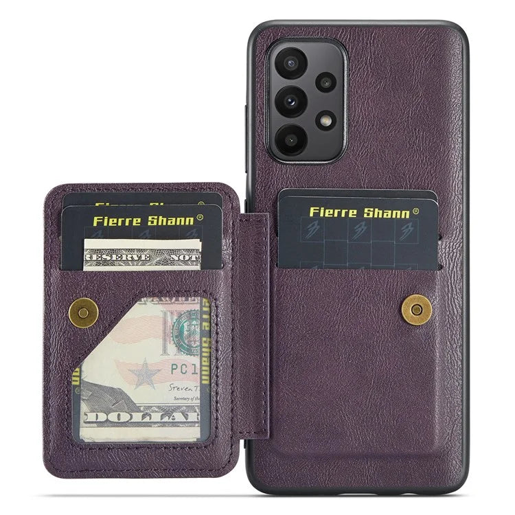 For Samsung Galaxy A52 4G / 5G / A52s 5G Case PU Leather+TPU Kickstand Card Slots Phone Cover