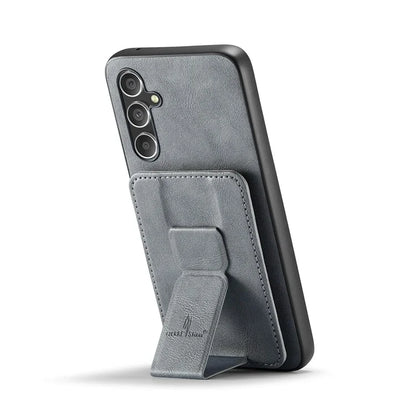 For Samsung Galaxy A25 5G (Global) (161.0 x 76.5 x 8.3mm) Case Leather Coated TPU RFID Blocking Phone Cover