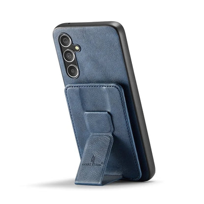 For Samsung Galaxy A25 5G (Global) (161.0 x 76.5 x 8.3mm) Case Leather Coated TPU RFID Blocking Phone Cover