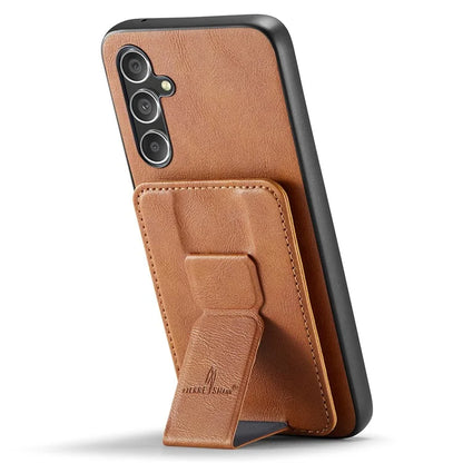 For Samsung Galaxy A34 5G Case Kickstand Shockproof Leather+TPU Phone Cover