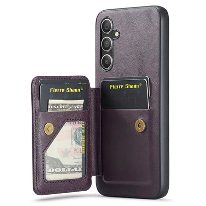 For Samsung Galaxy A34 5G Case Kickstand Shockproof Leather+TPU Phone Cover