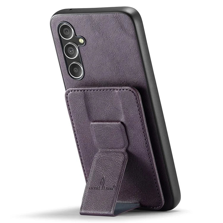 For Samsung Galaxy A34 5G Case Kickstand Shockproof Leather+TPU Phone Cover