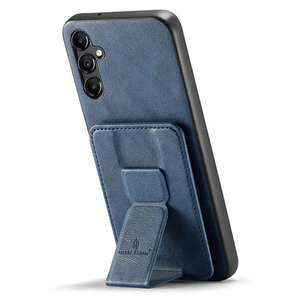 For Samsung Galaxy A35 5G RFID Blocking Case Cowhide Texture Leather+TPU Phone Cover