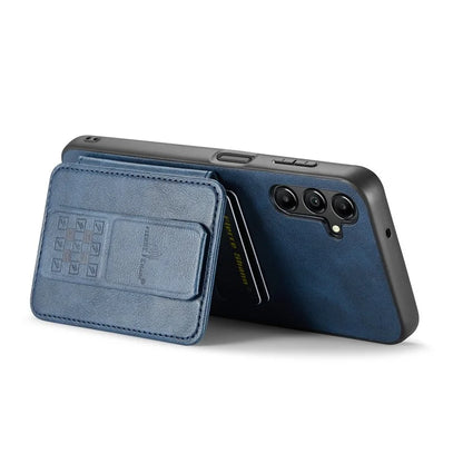 For Samsung Galaxy A35 5G RFID Blocking Case Cowhide Texture Leather+TPU Phone Cover