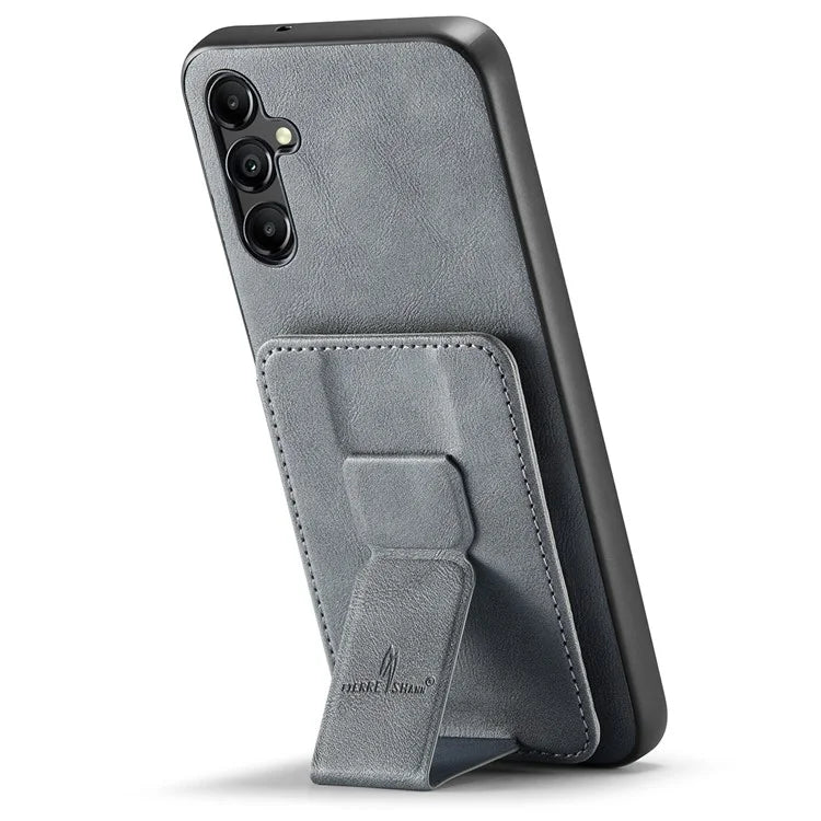 For Samsung Galaxy A35 5G RFID Blocking Case Cowhide Texture Leather+TPU Phone Cover