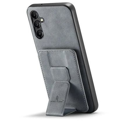 For Samsung Galaxy A35 5G RFID Blocking Case Cowhide Texture Leather+TPU Phone Cover