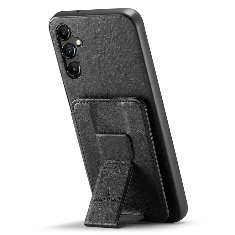 For Samsung Galaxy A35 5G RFID Blocking Case Cowhide Texture Leather+TPU Phone Cover
