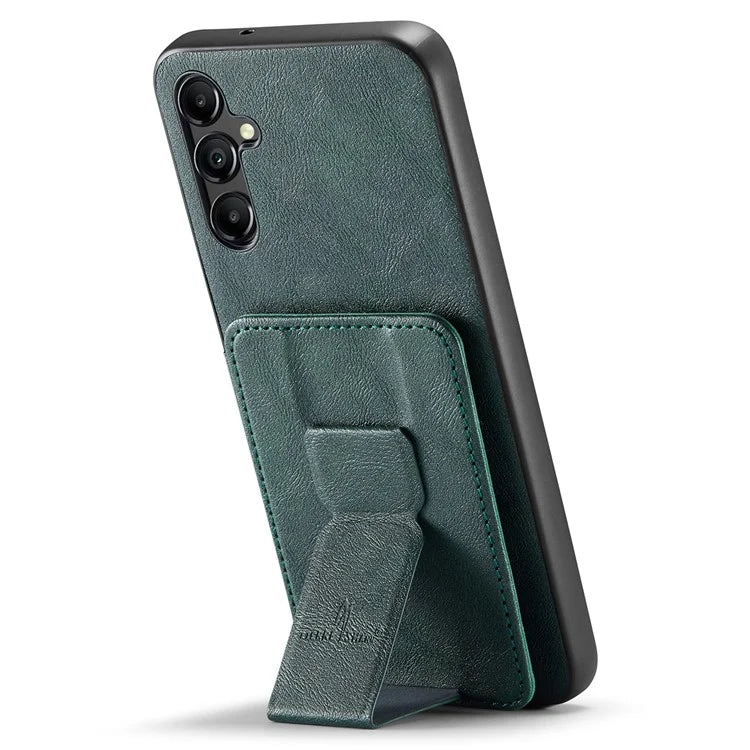For Samsung Galaxy A35 5G RFID Blocking Case Cowhide Texture Leather+TPU Phone Cover
