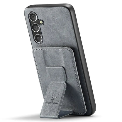 For Samsung Galaxy A54 5G Case Leather+TPU Finger Holder Kickstand Phone Cover