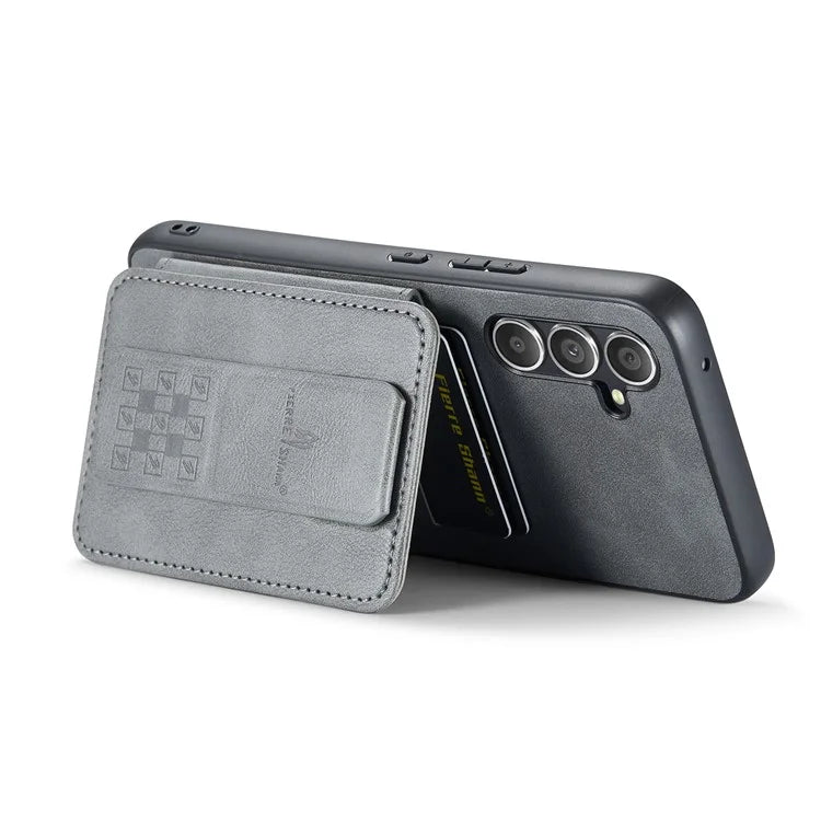 For Samsung Galaxy A54 5G Case Leather+TPU Finger Holder Kickstand Phone Cover