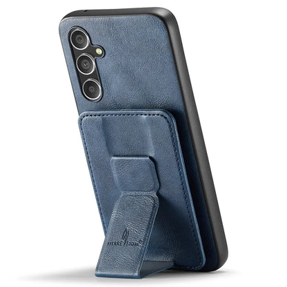 For Samsung Galaxy A54 5G Case Leather+TPU Finger Holder Kickstand Phone Cover