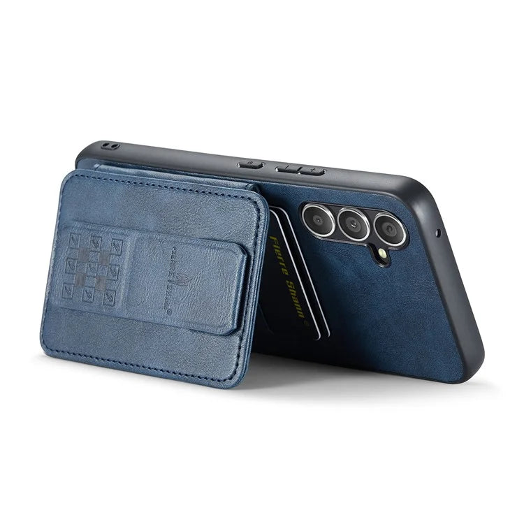 For Samsung Galaxy A54 5G Case Leather+TPU Finger Holder Kickstand Phone Cover