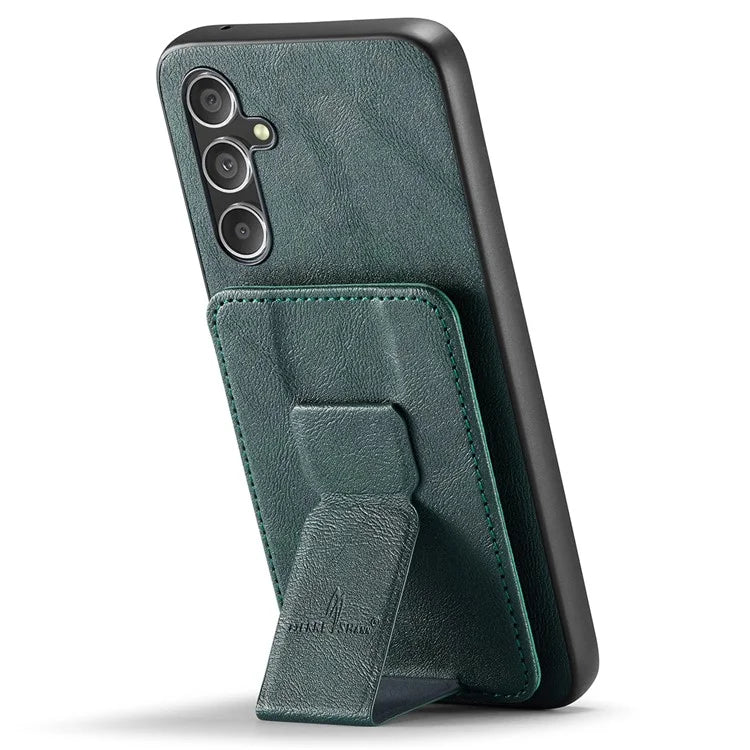 For Samsung Galaxy A54 5G Case Leather+TPU Finger Holder Kickstand Phone Cover