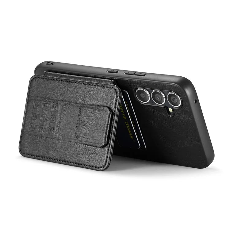 For Samsung Galaxy A54 5G Case Leather+TPU Finger Holder Kickstand Phone Cover
